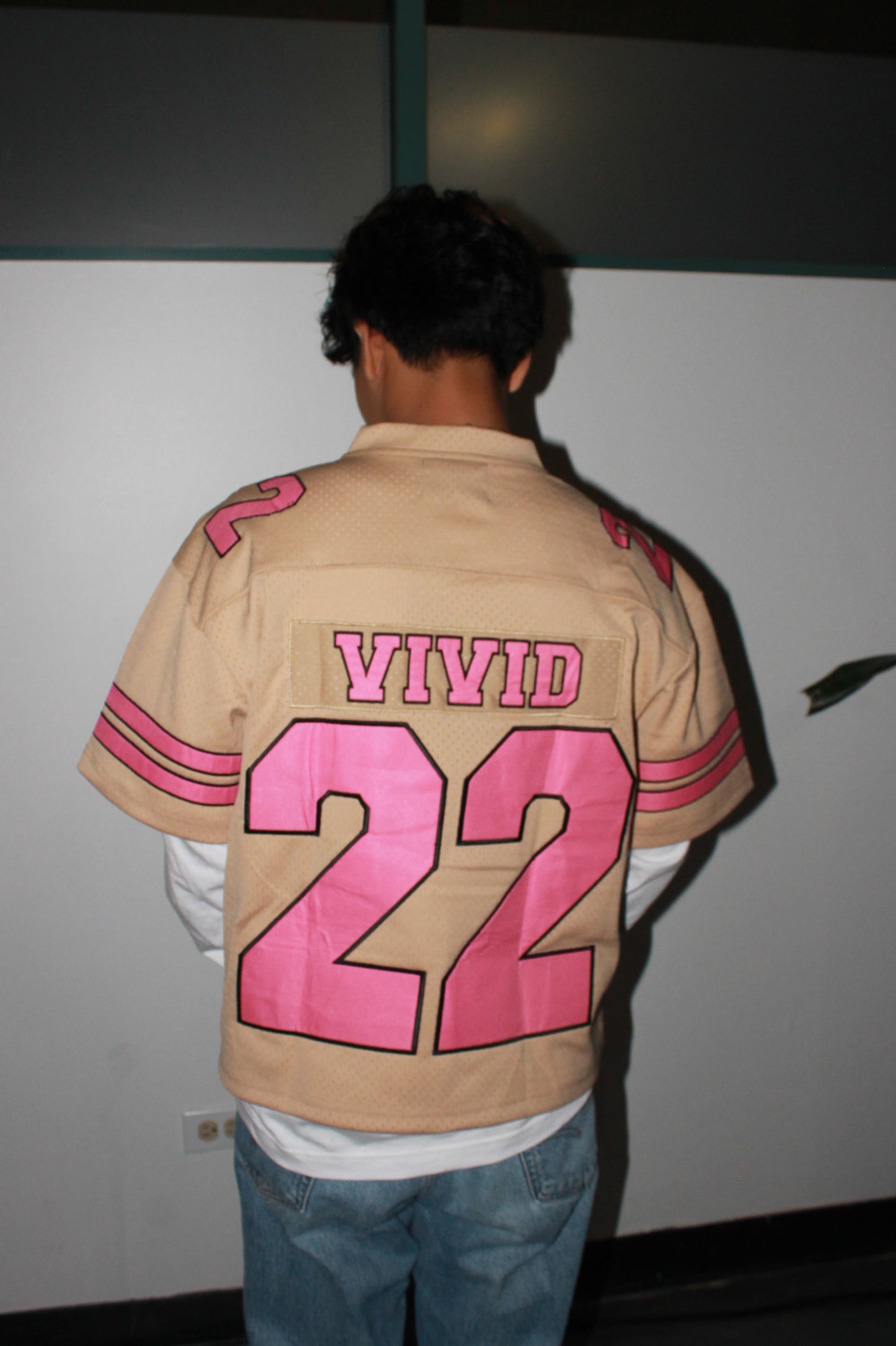 “Euphoria” Mesh Jersey – Sandshell Blush