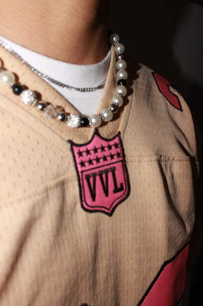 “Euphoria” Mesh Jersey – Sandshell Blush