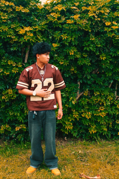 “Euphoria” Mesh Jersey – Mocha Dusk