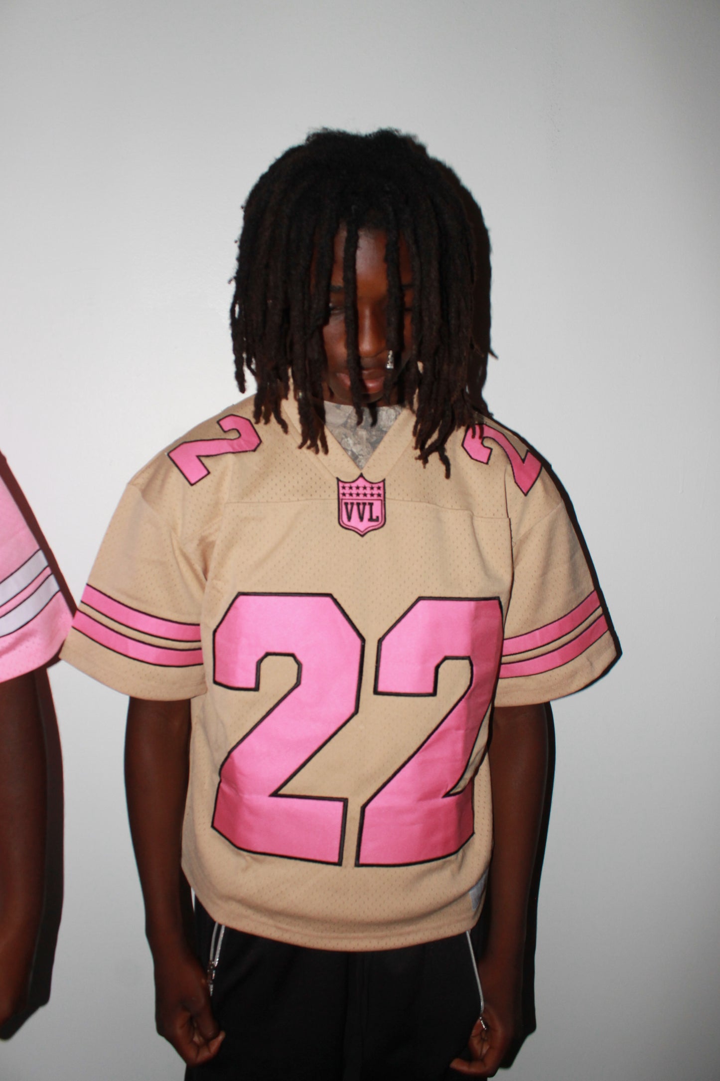 “Euphoria” Mesh Jersey – Sandshell Blush